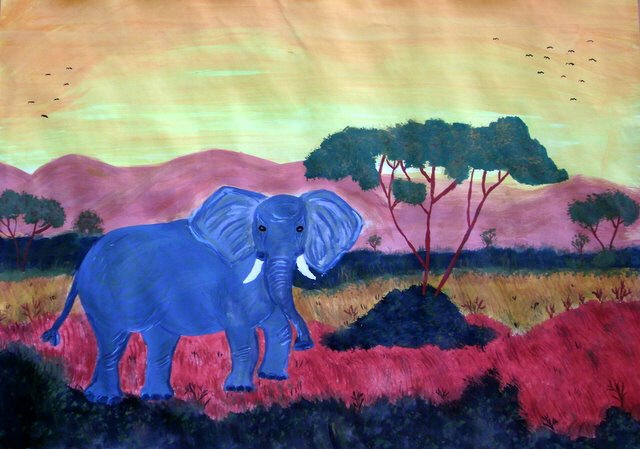   " Der einsame Elephant "   , Tanja Kinast